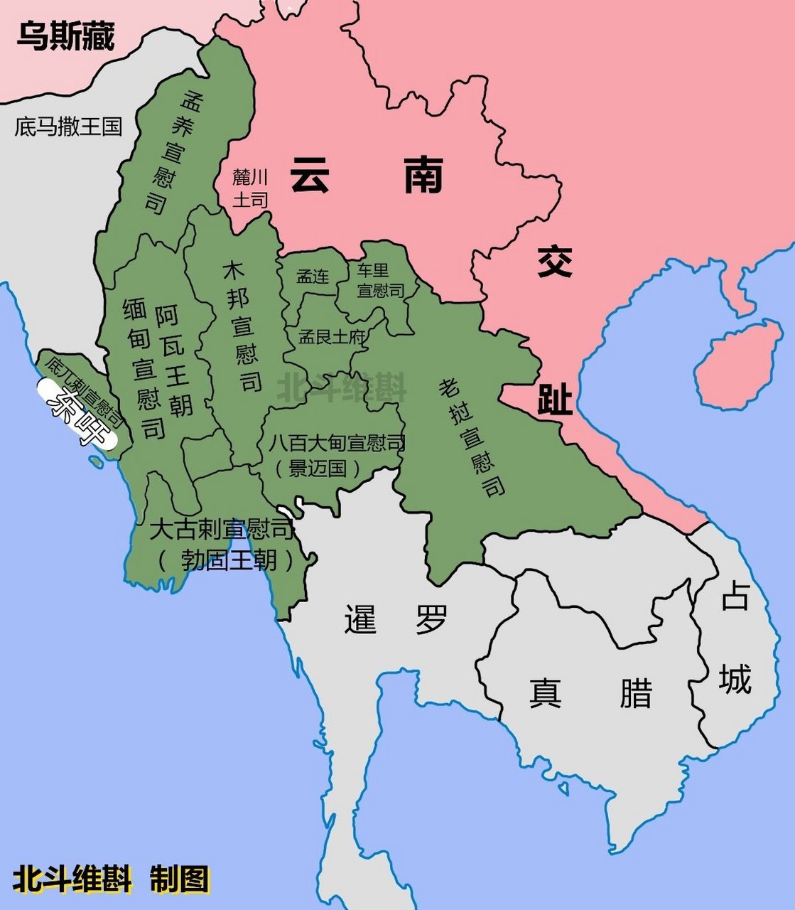 白象大帝莽应龙建立的缅甸最后一个帝国——东吁王朝.