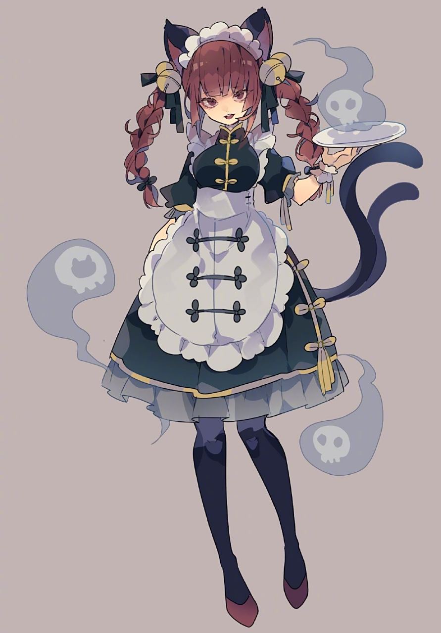 二次元少女东方project服饰设计|插画师煮込らし化 #绘画# ##遇见艺术