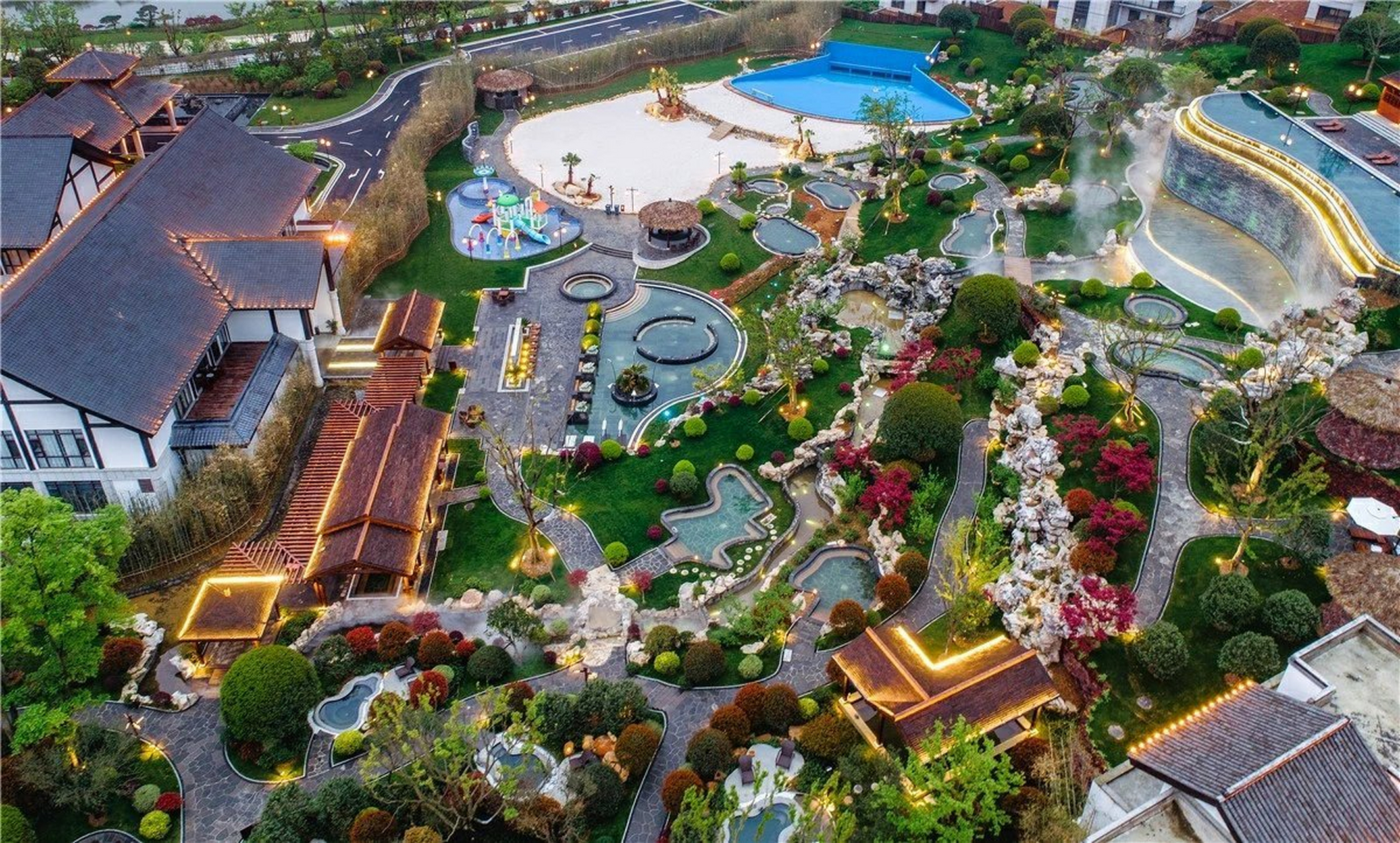 冬季在场证明#花间池温泉度假区,藏在贵州瓮安猴场镇的美丽秘境!