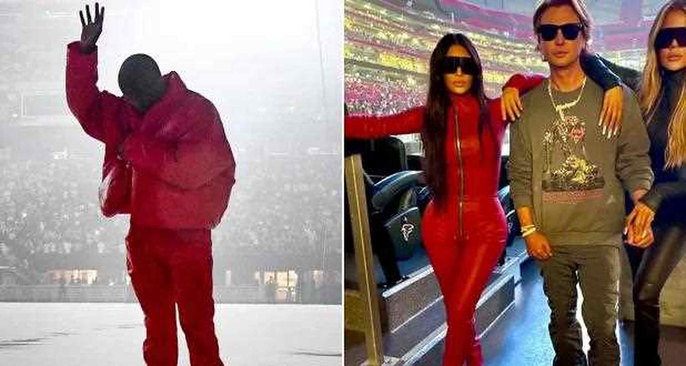 坎耶·维斯特(kanye west)和金·卡戴珊(kim kardashian)在"donda"