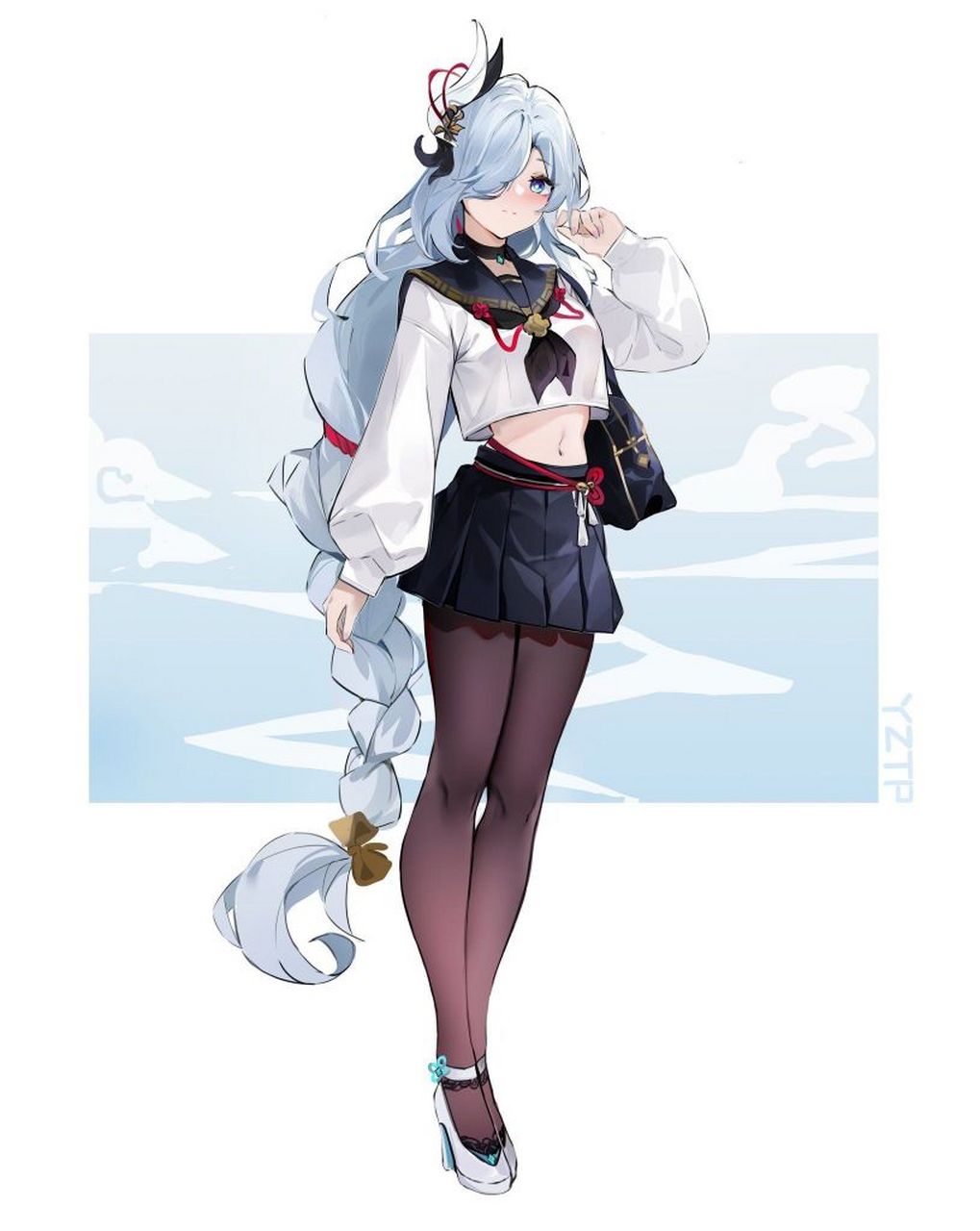 黑丝申鹤小同学 确实缩水了