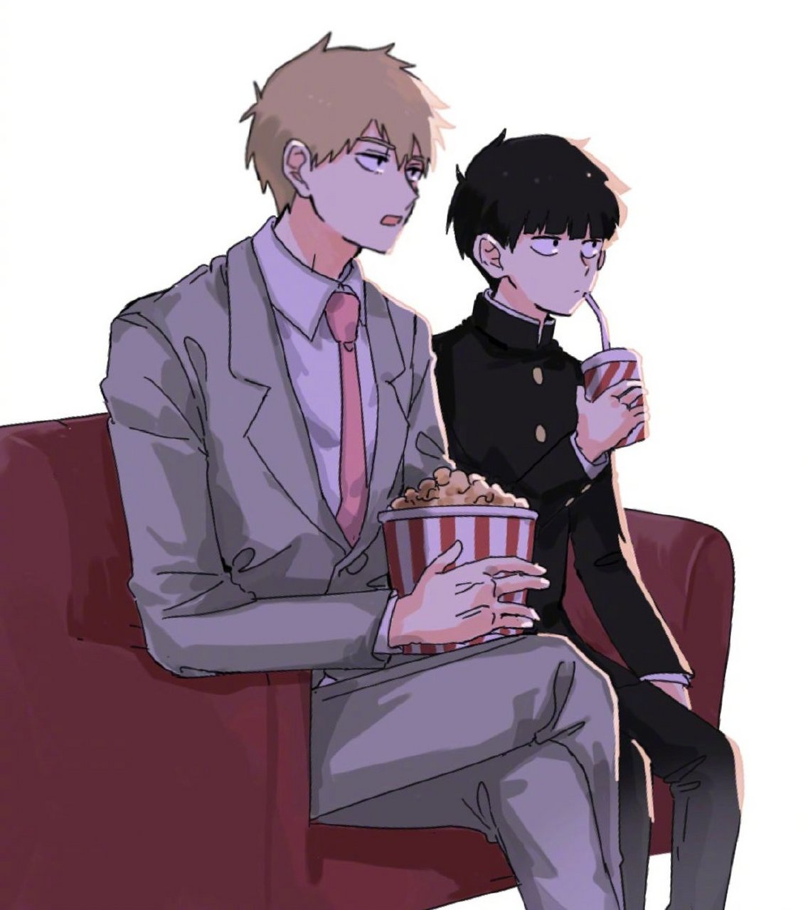 灵能百分百# 影山茂夫&灵幻新隆,好香的饭[干饭人] twi:xxx478xxx