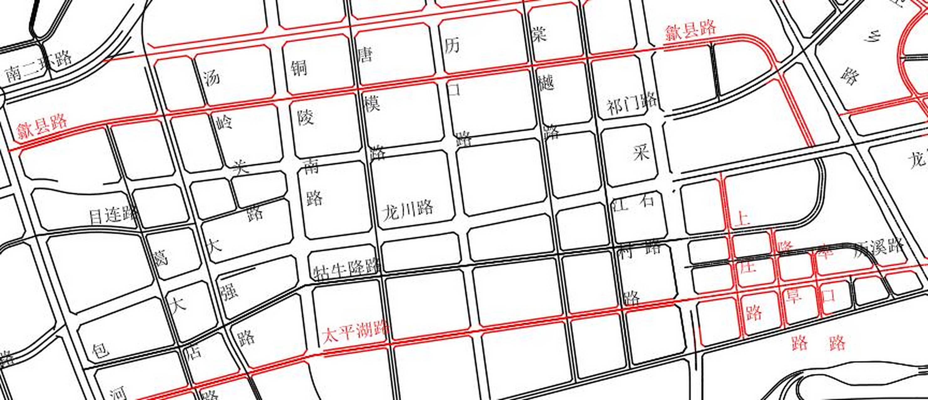 包河区淝河片区十余条道路同时启动建设 甘棠路(平塘王路-龙川路)(30m