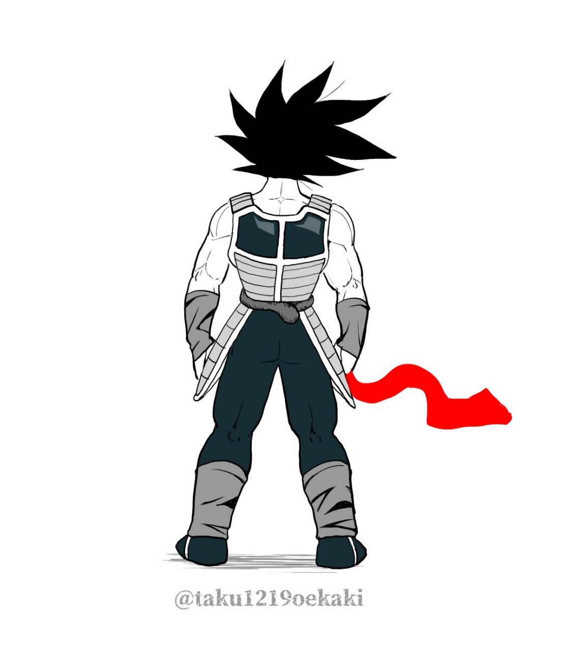 漫画# #龙珠# 巴达克的背影