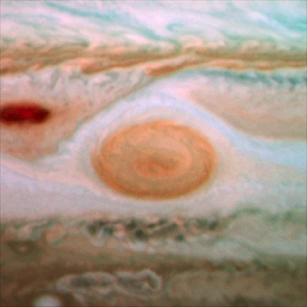 我们一起跨年# #hst天文酷图#  #天文酷图#   【2009年木星大红斑】