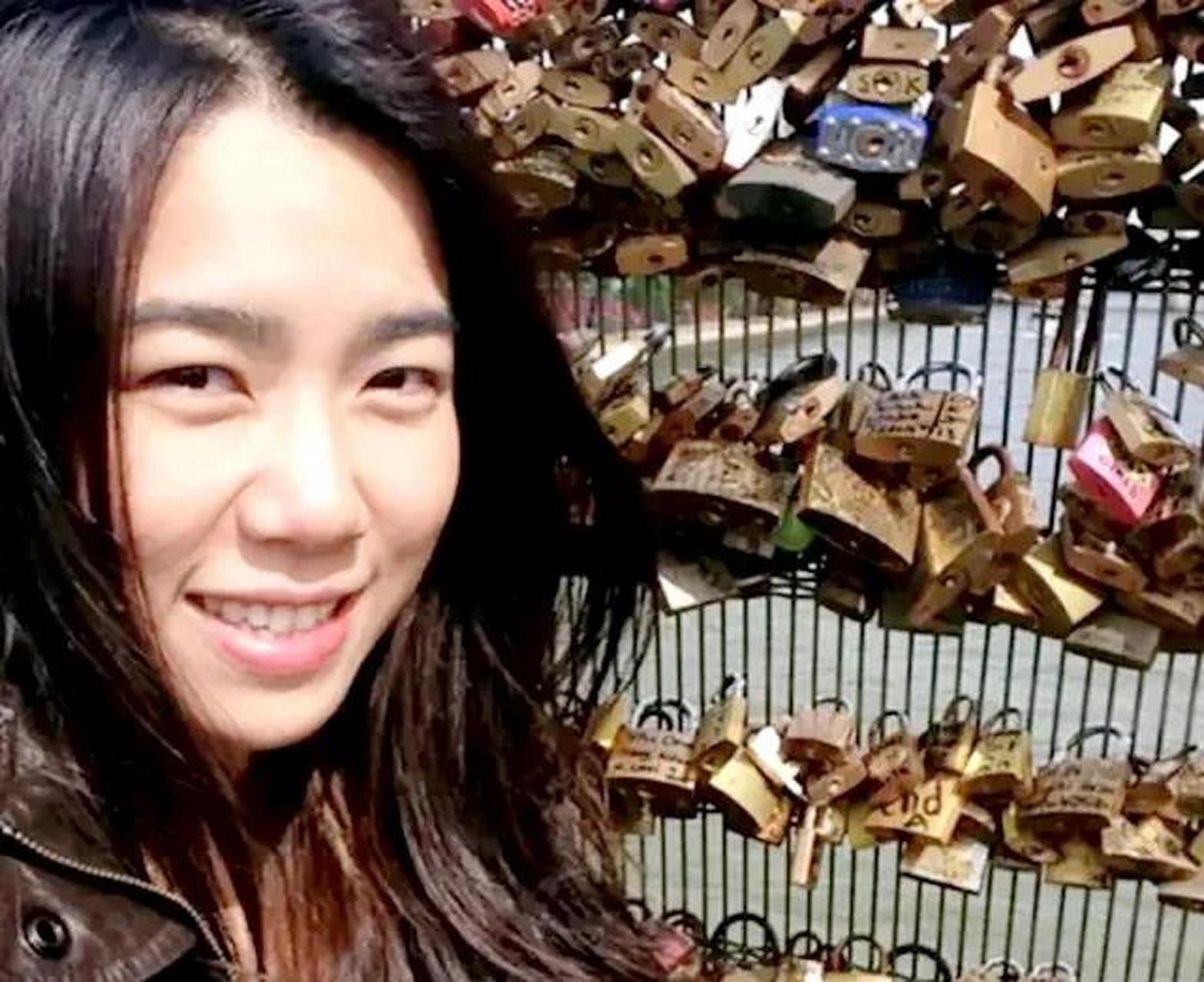 gif创作人# 黎明小19岁的妻子阿wing带女儿出行被拍,无名指的婚戒