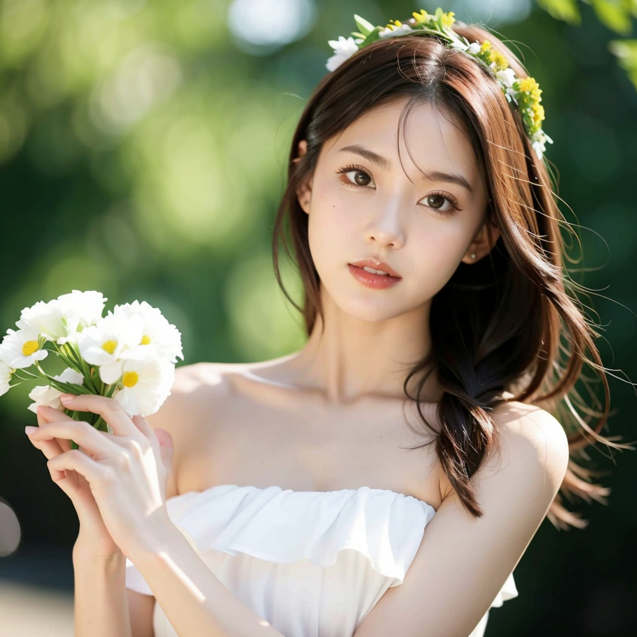 白色系清纯美少女艺术写真照#养眼美女# #清纯甜美女孩# #清纯美少女