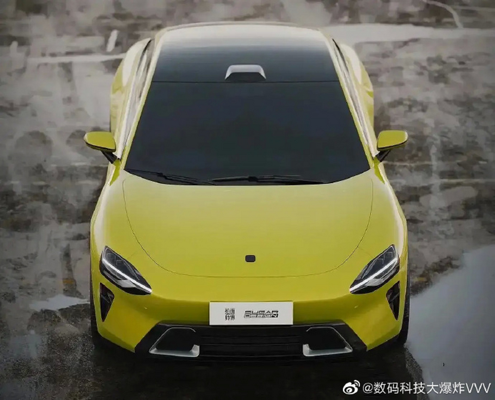 拉面师傅设计的小米汽车ms11渲染照片,这样的外观设计确实很吸睛,你