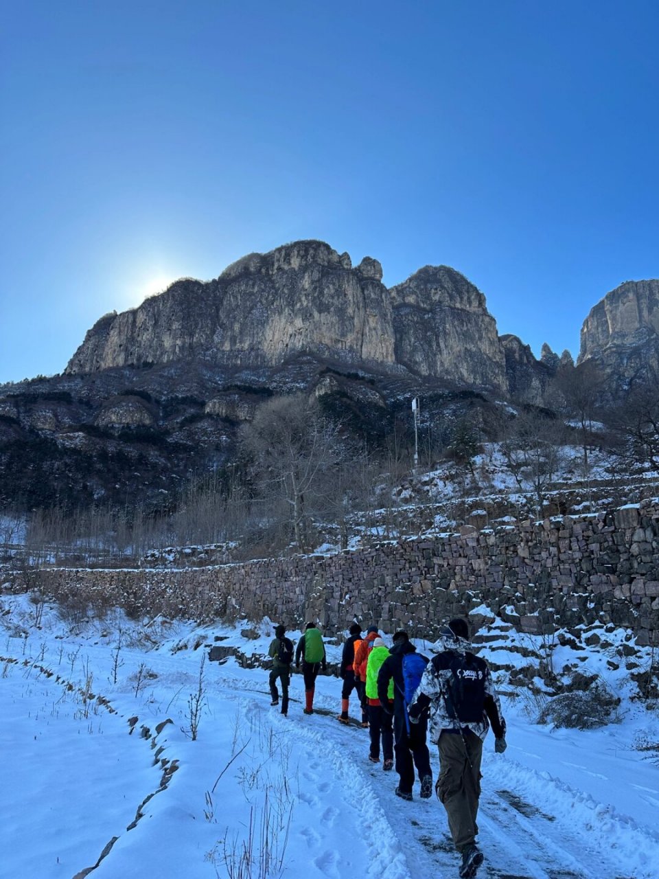 王莽岭雪景图片