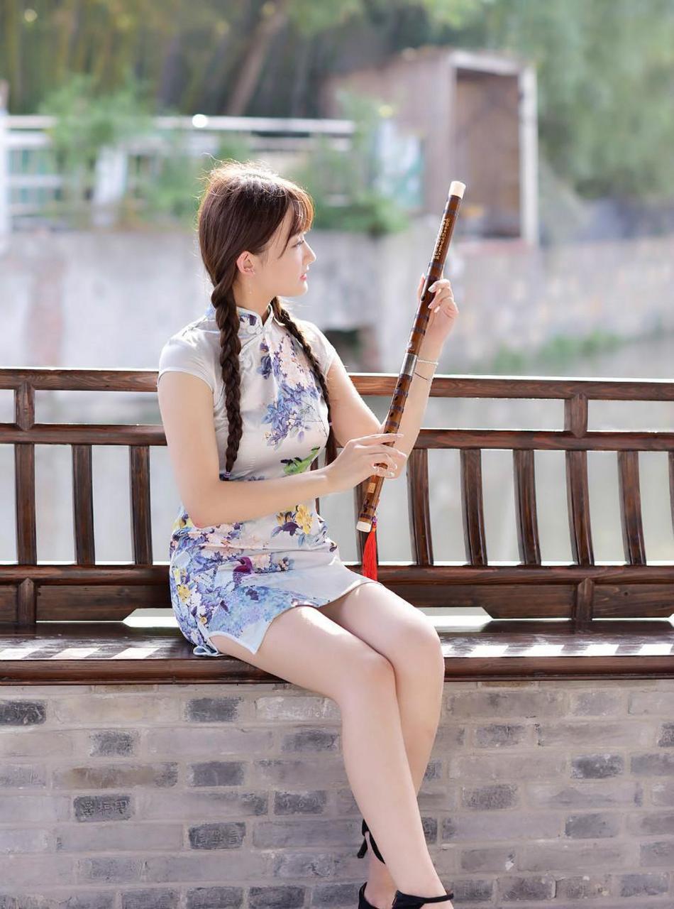 清新唯美人像摄影,青春靓丽的江南旗袍女孩.