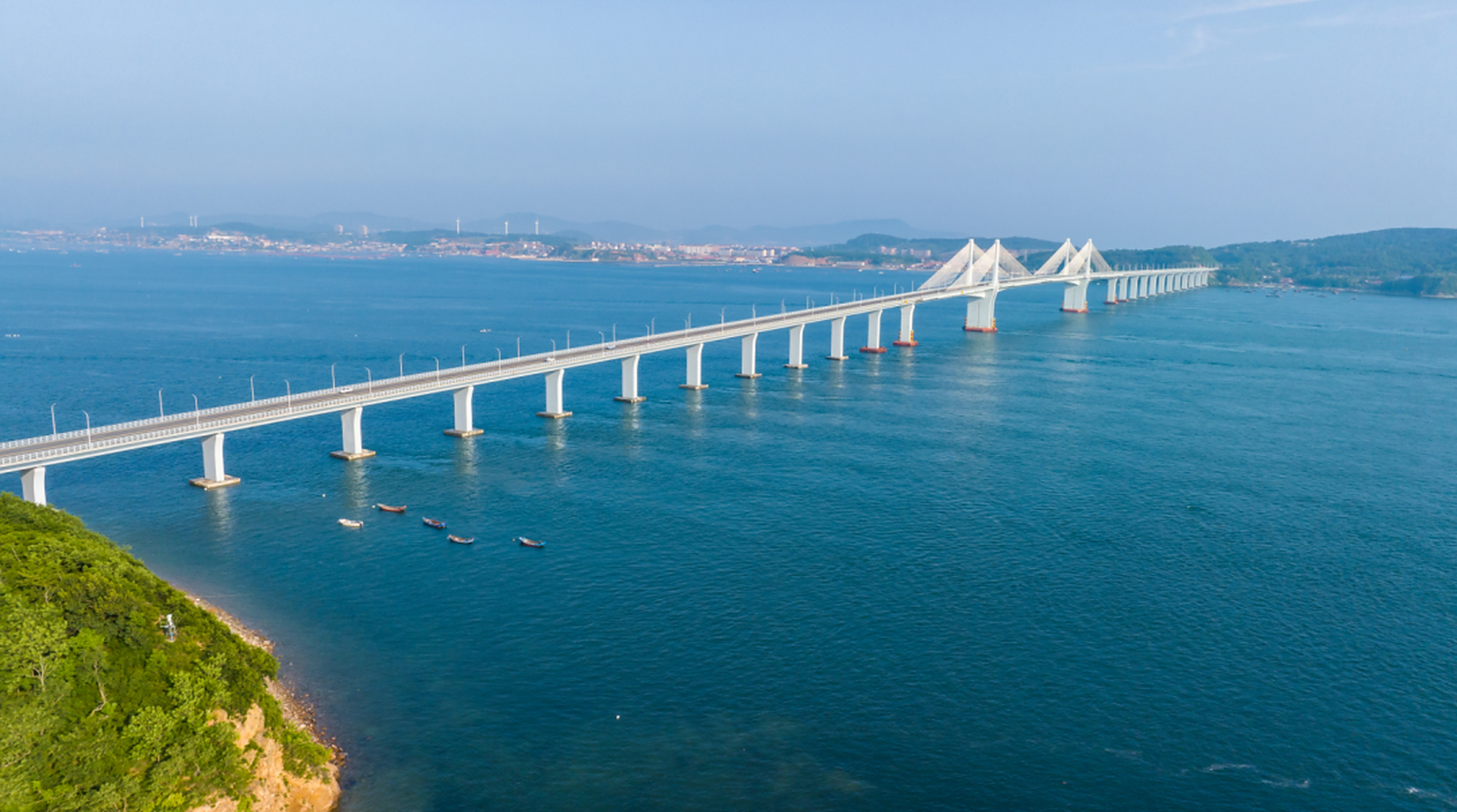 贯彻二十大辽宁在行动# #振兴新突破辽宁杠杠滴#  长海县--长山大桥