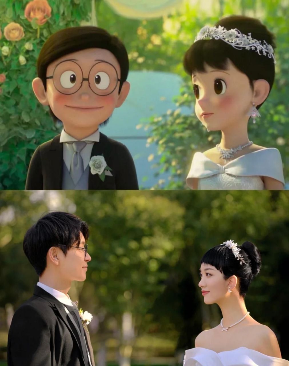 cos大雄与静香的结婚,简直神还原