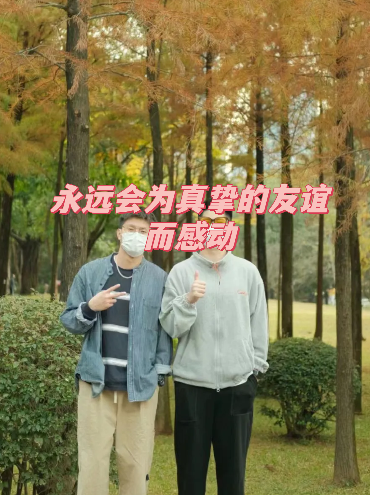 永远会为真挚的友谊而感动 有一个小镇,住着两个好朋友,小李和小王.