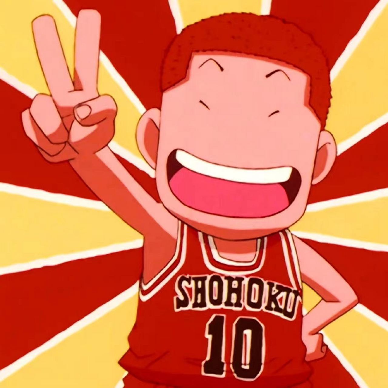 即使受了重伤,但依然坚持站在赛场上的樱木花道,跟安西教练说,"老头