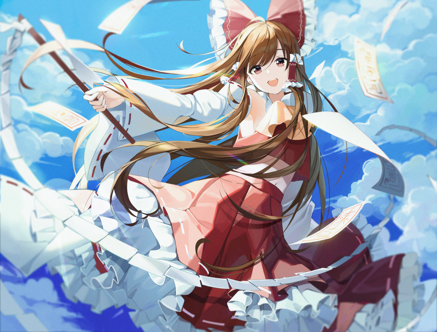 画师:buri #东方project# #博丽灵梦