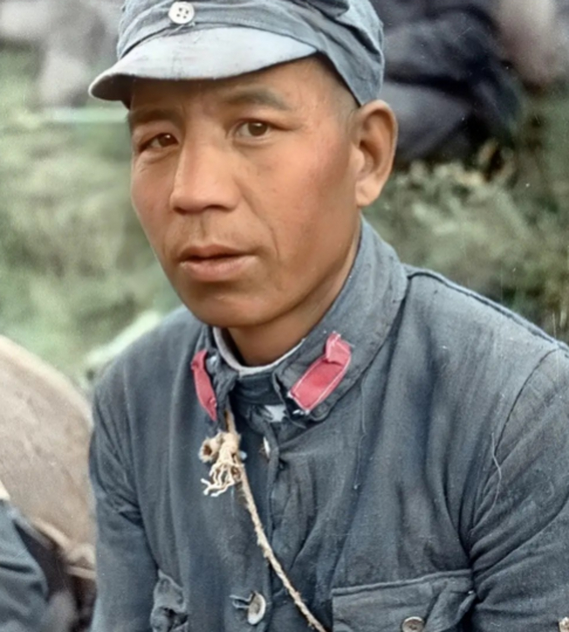 一位真实八路军战士的老照片.