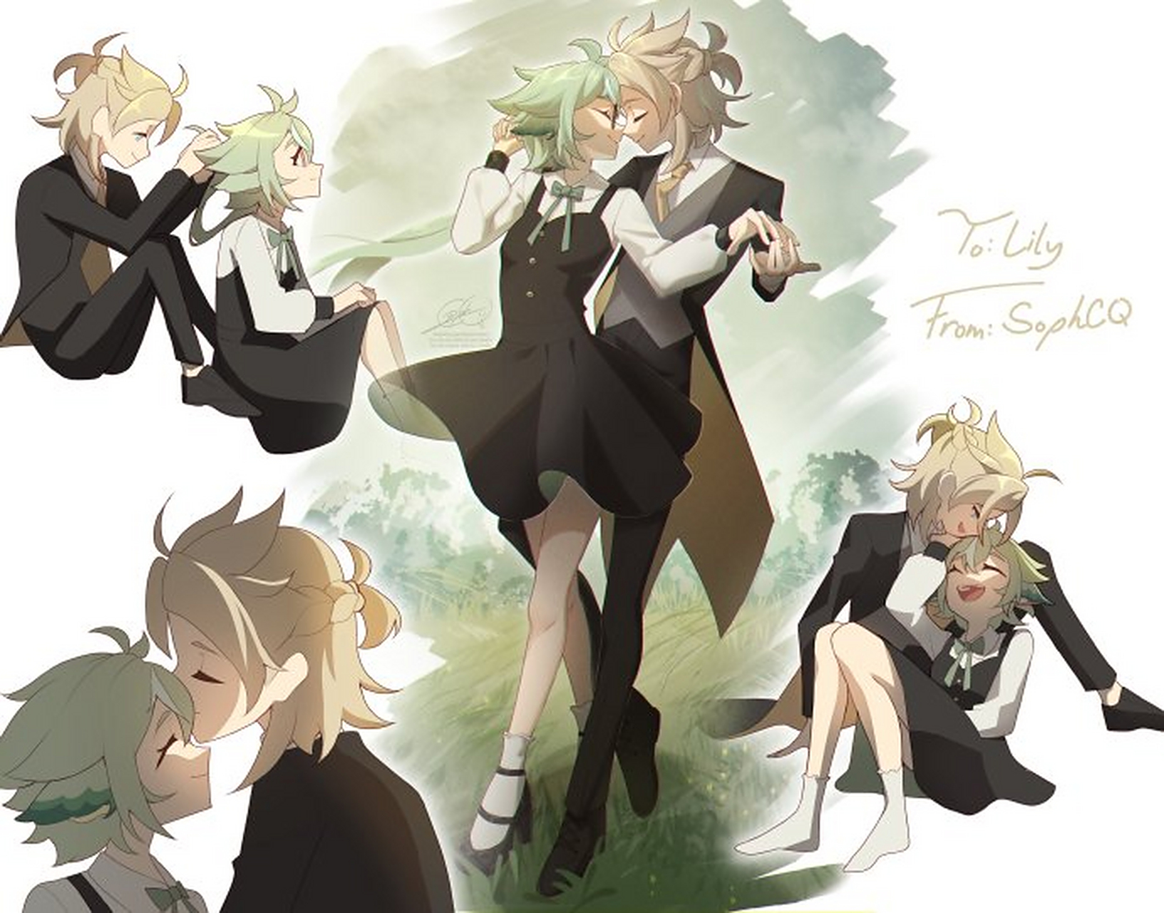 原神# 「垩砂」 twi:gamatcqcumber