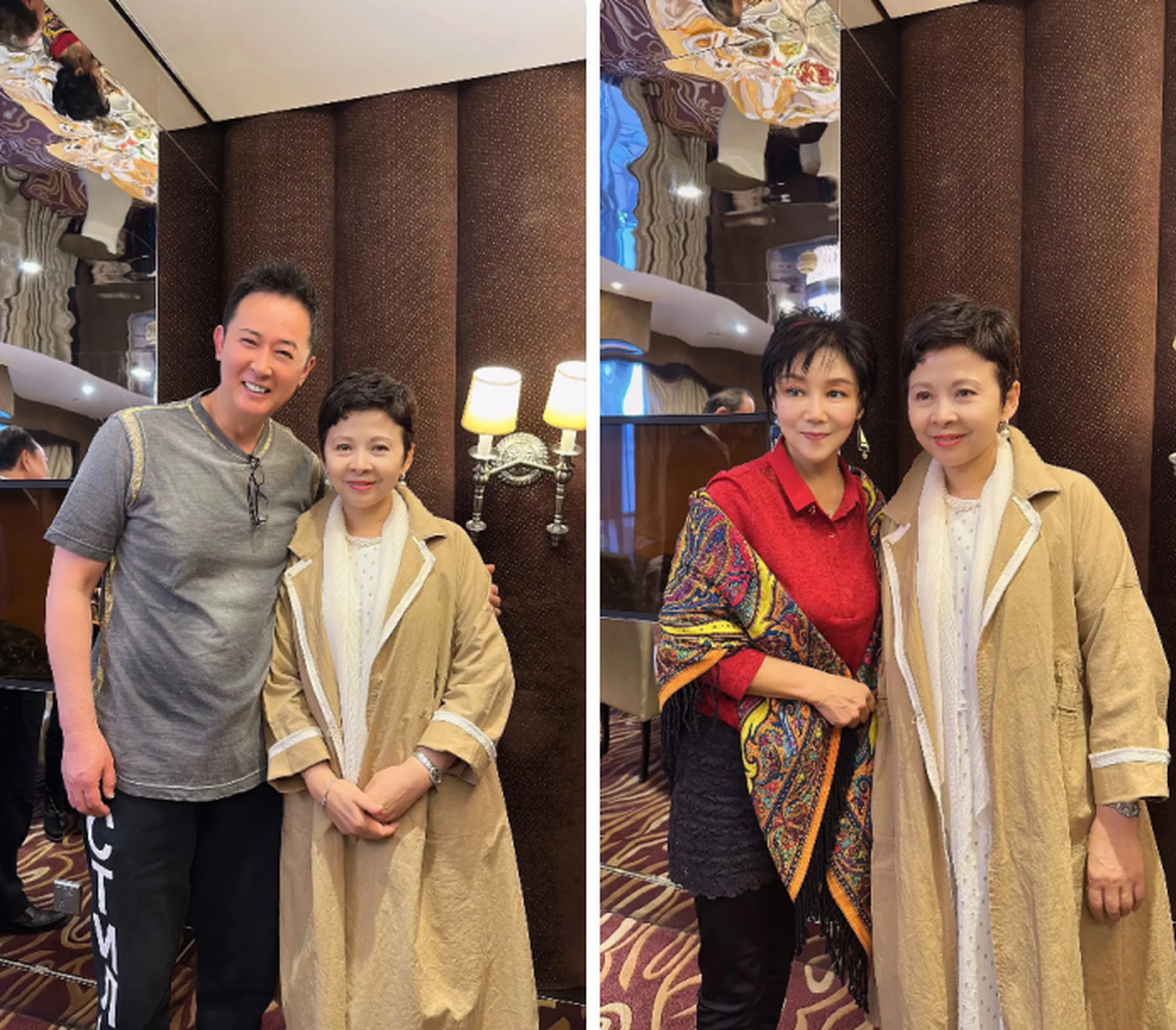 说的就是女人年龄大了还不显老,不少明星都是这样,比如歌手董文华最新