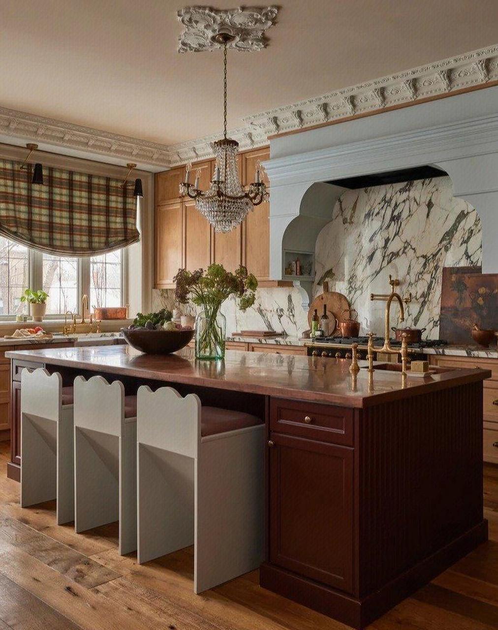 法式复古厨房[照相机]在这做饭都是一种享受  装新家  #有家就有佛山