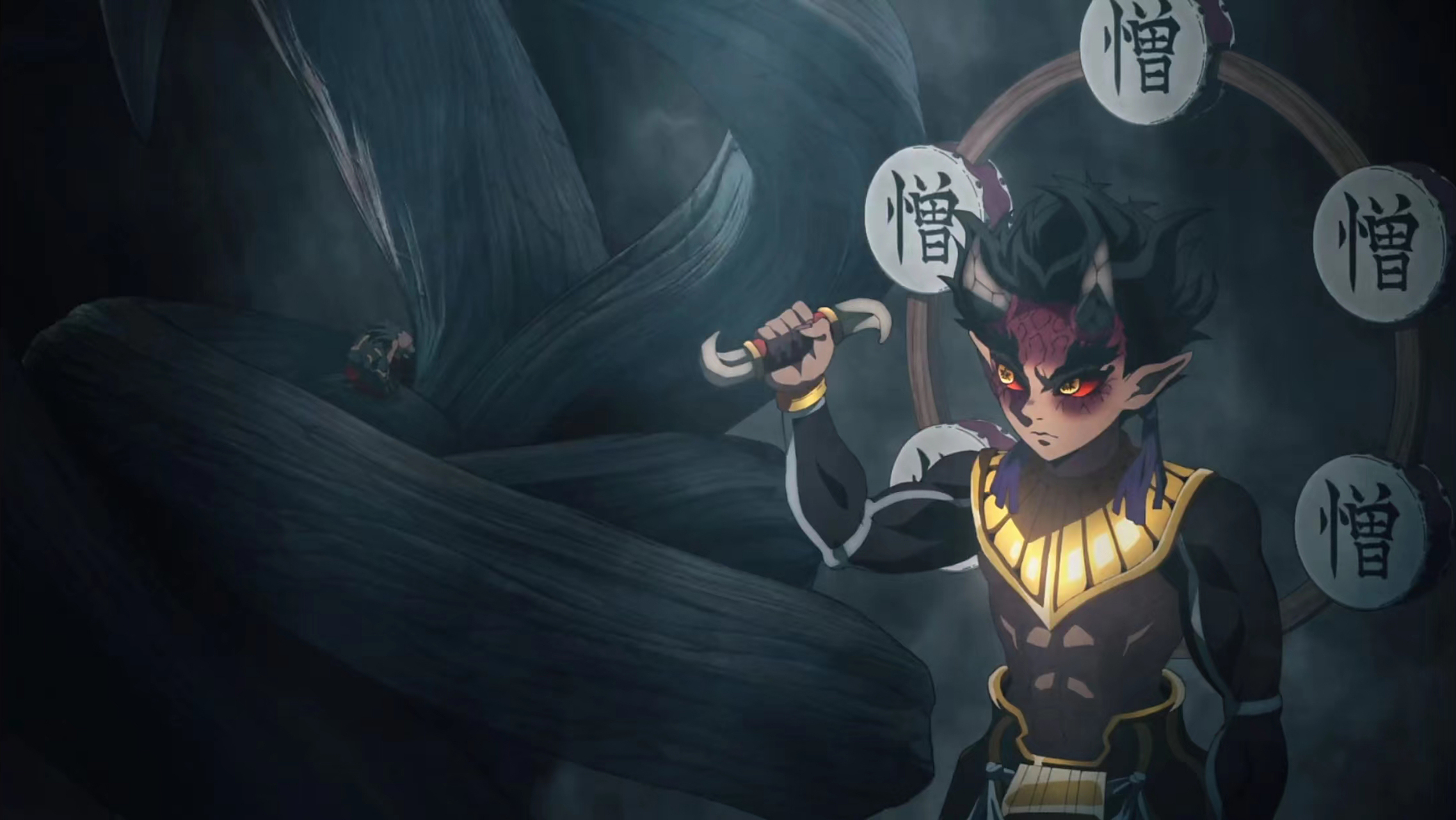 鬼灭之刃备忘录:半天狗为了苟活设计了一套复杂的技能机制,老头形态先