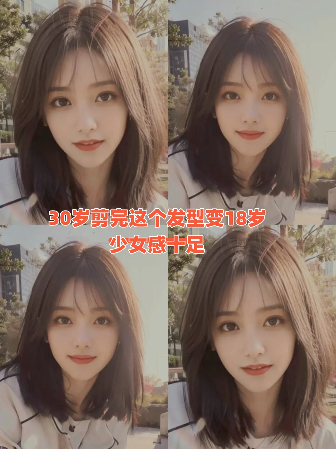 这款中发发型有许多优点适合想要免打理蓬松显瘦的女生