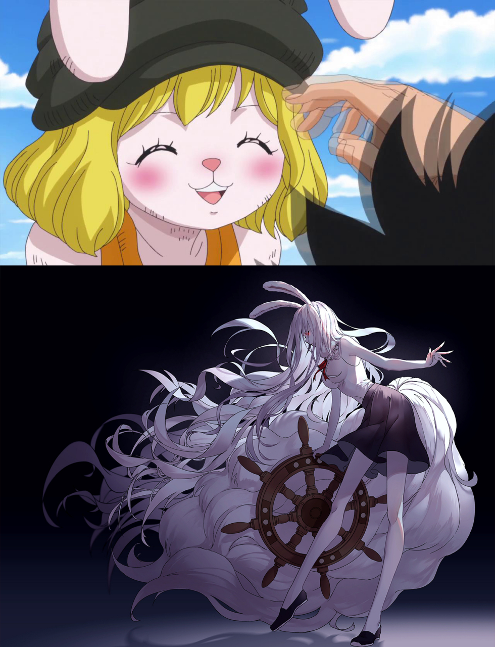 海贼王# 毛皮族月狮形态集合!