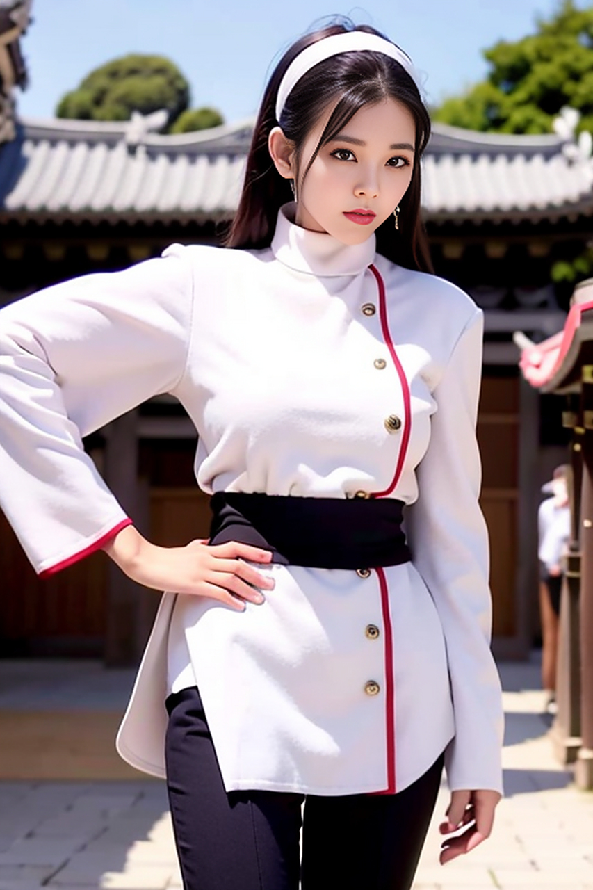 stable diffusion webui自绘图:拳皇神乐千鹤模型展示.