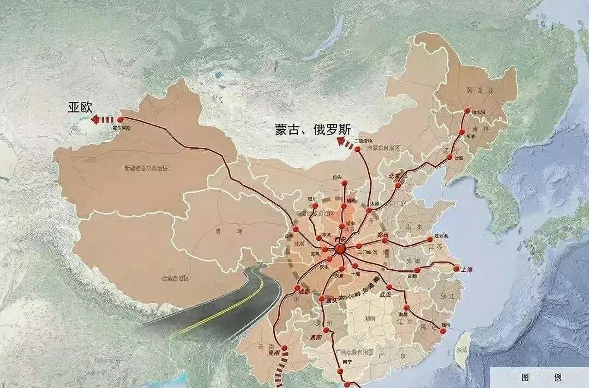 而西安作为中国地理几何中心的城市,一直扮演着极为重要的角色.