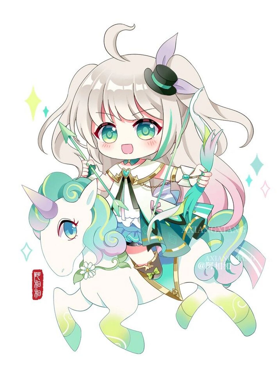 十二星座q版拟人  在广袤的宇宙中,存在着12个星座.