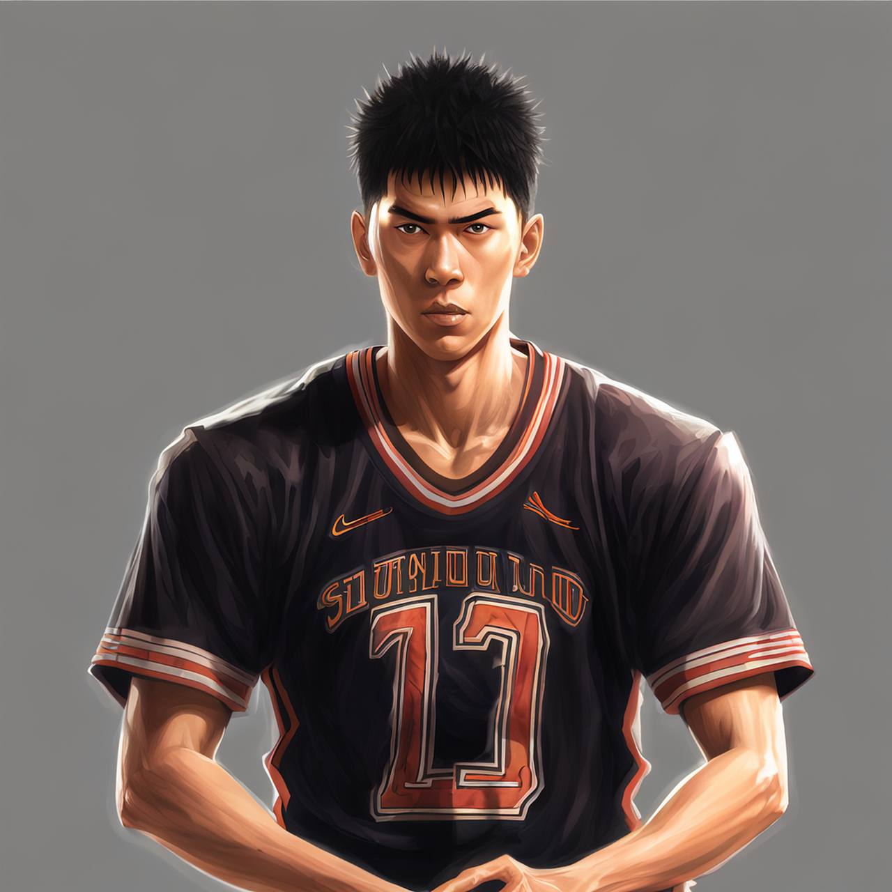 我是神奈川县的第一新人 -- 清田信长 [开心][开心] #百度ai绘图黑