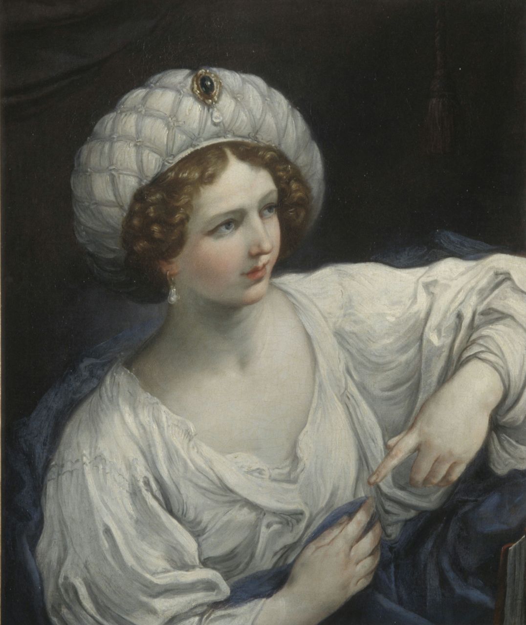中文名称:女预言家西比尔的肖像 画 家:圭多·雷尼(guido reni) 作品