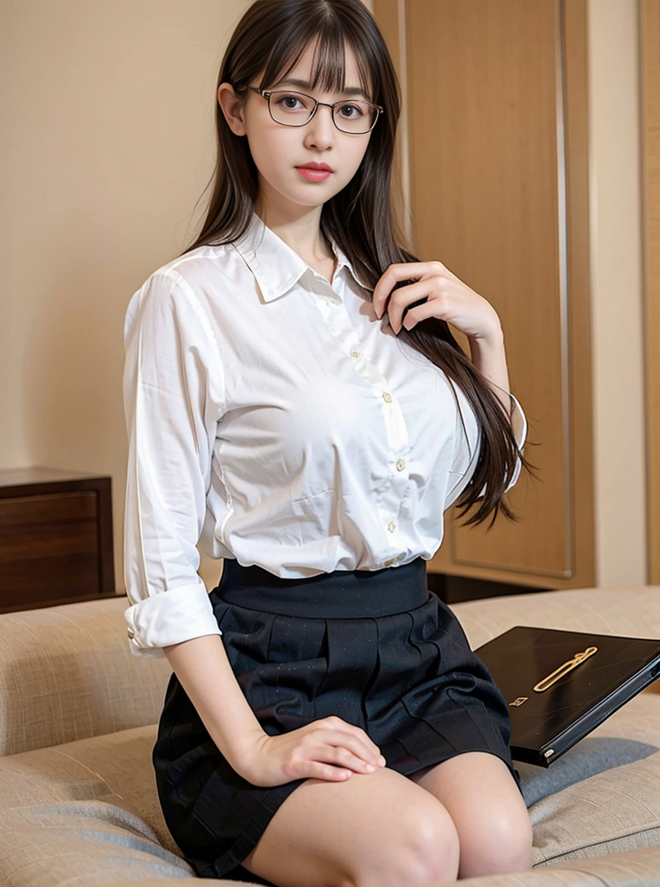 喜欢戴眼镜的文静女孩吗?[开心]#美女