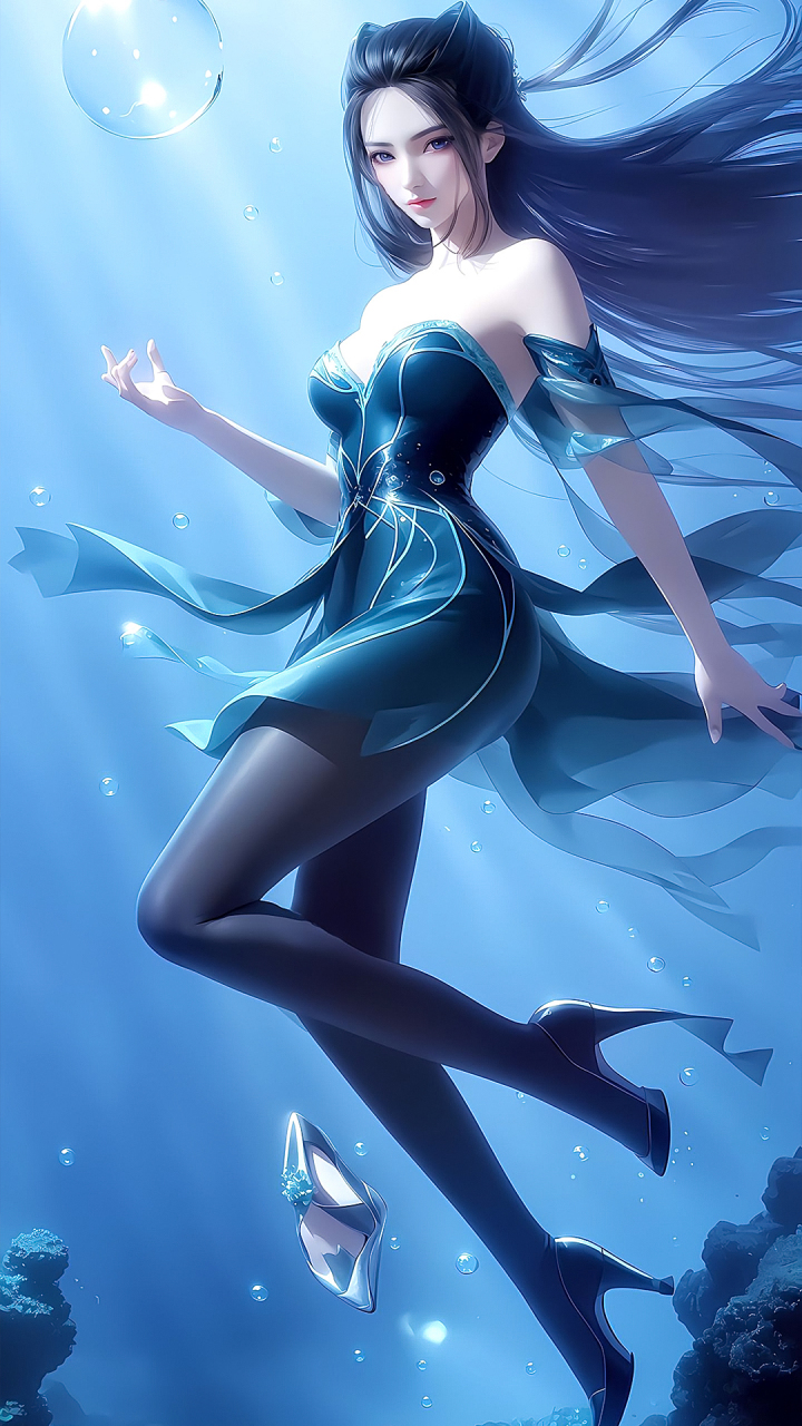 动漫壁纸|《天行九歌》国漫女神"焰灵姬"高清ai手机壁纸:一位柔情如水