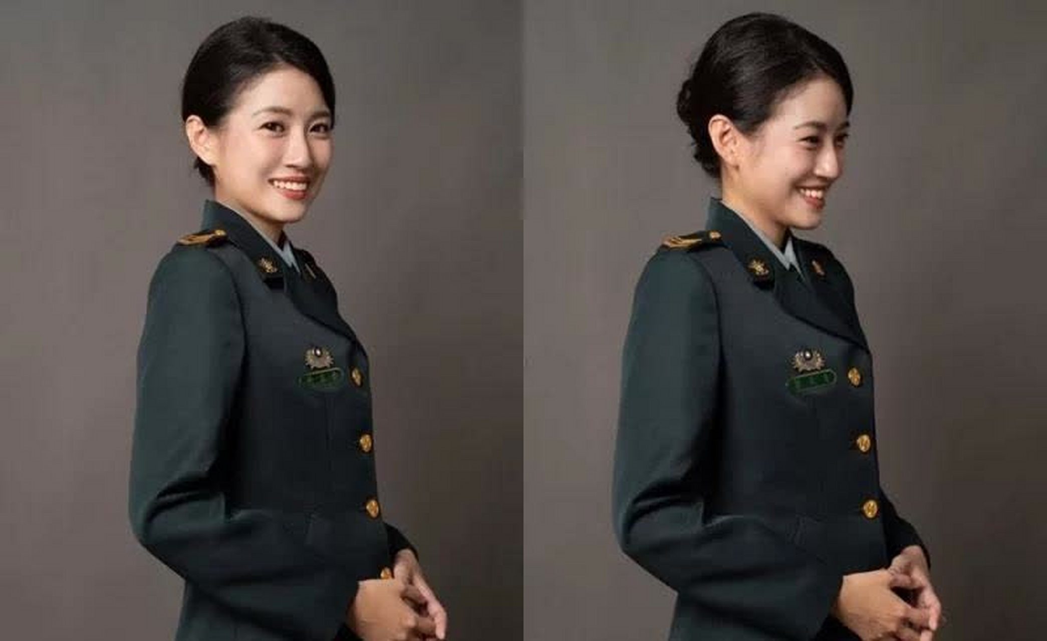 我要上热门# 台湾网友在社交平台曝光台军一位女兵的美照,亮丽的外型