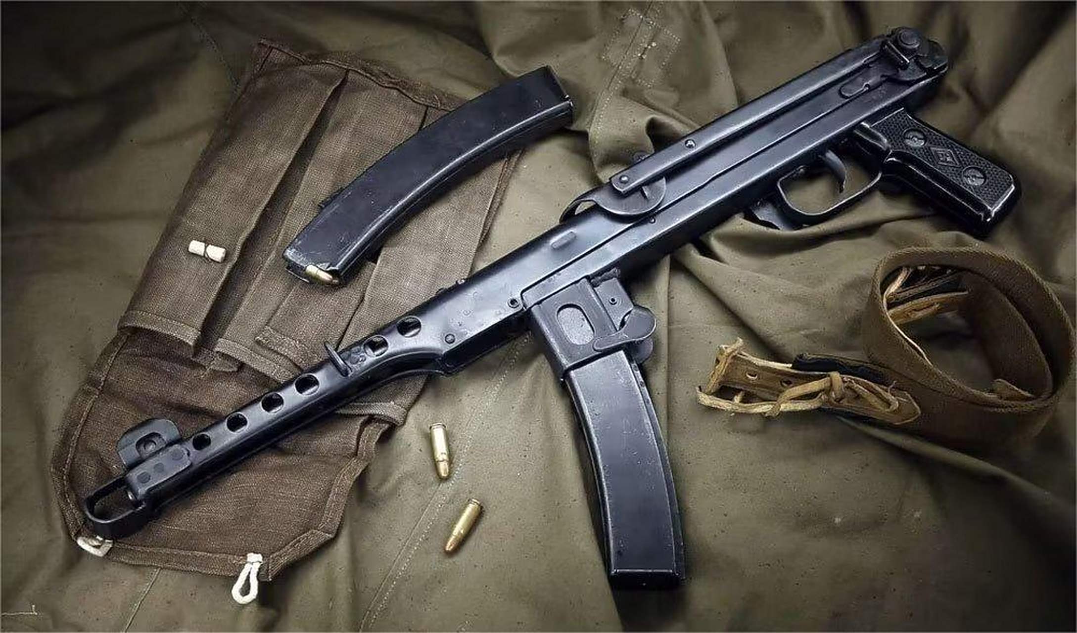80年前 pps-43冲锋枪正式被苏军采用 二战苏联最出