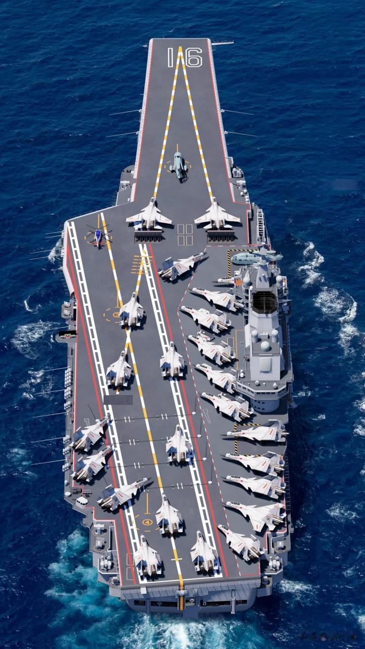 法国戴高乐航母长262米,满载排水量4万余吨,和山东舰一比较,真是小巧