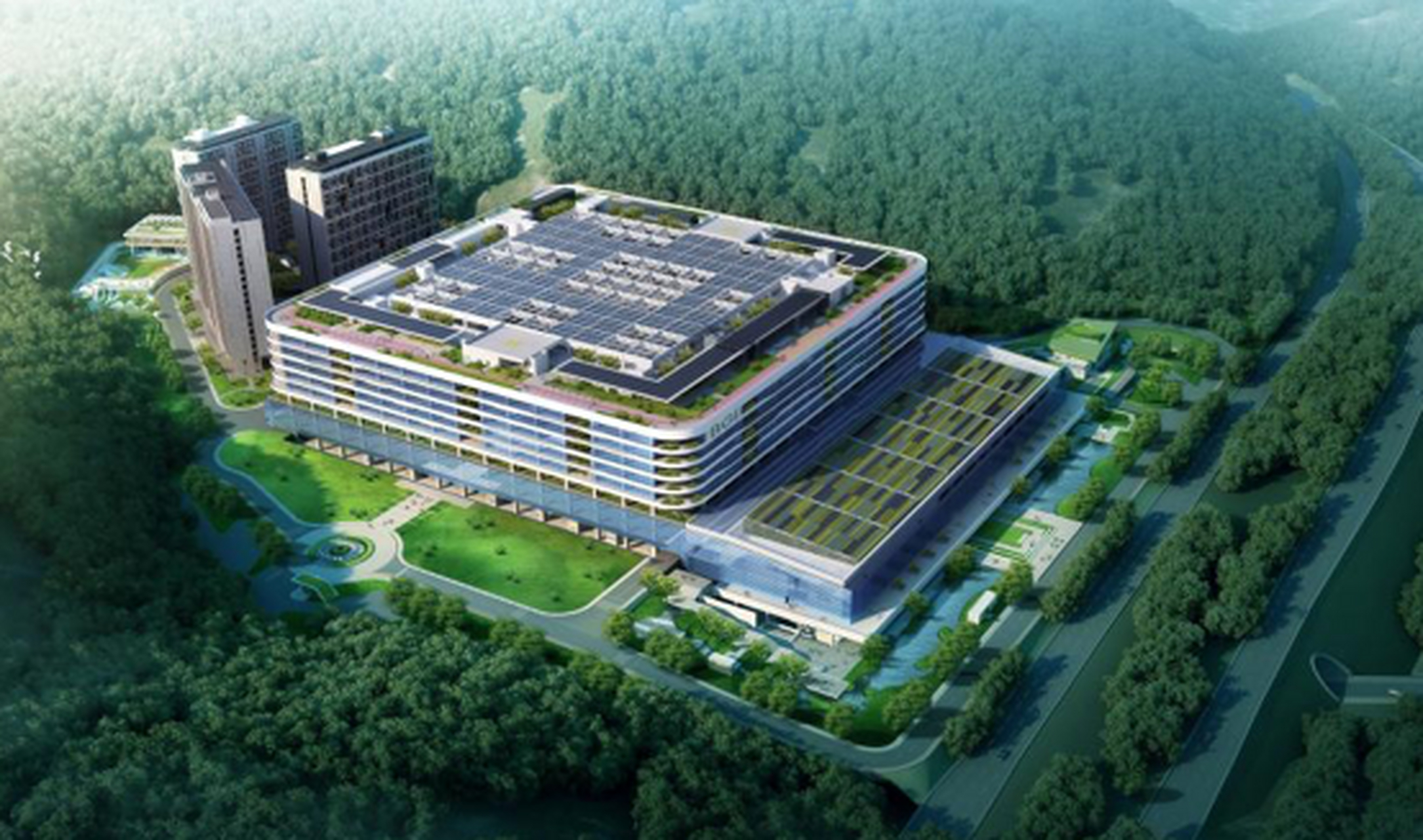 6月26日,在深圳盐田的华大集团全球总部——华大时空中心正式落成