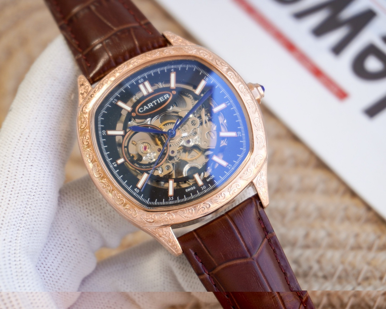 类型:男士腕表9595 壳套:顶级版316精钢l 表带:316l精钢表带/进口