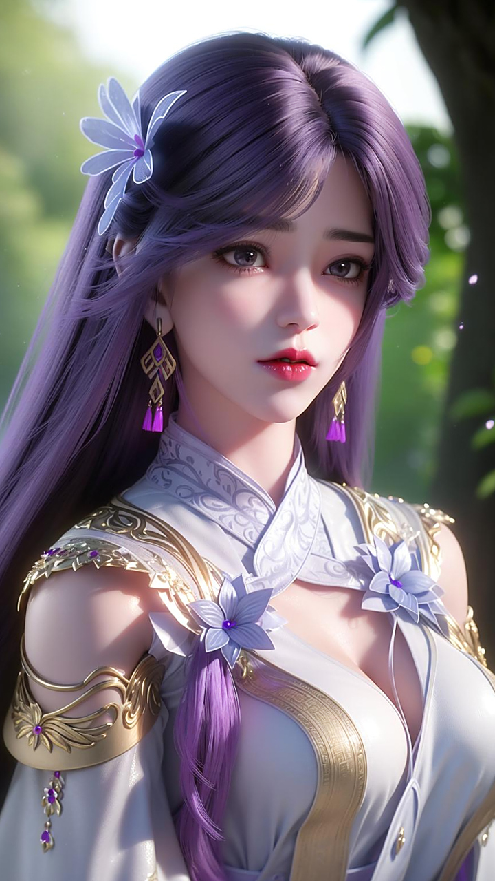 国漫女神|《完美世界》云曦ai高清手机壁纸:无论你变成什么样子,我都