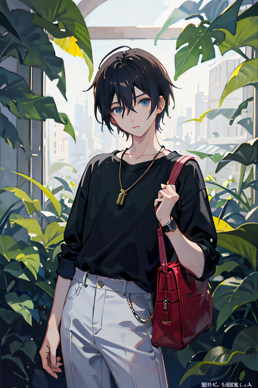 帅帅的小男生#二次元美男子#