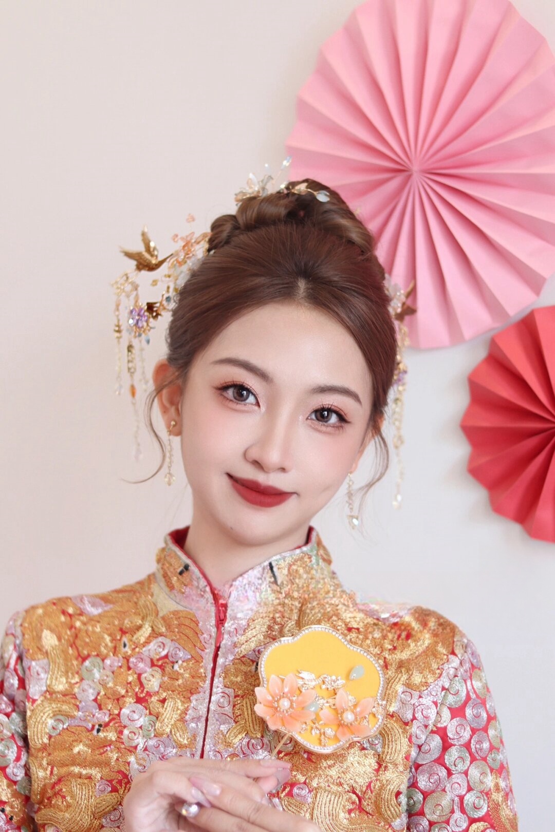 按头安利这么美的裙褂造型!气质中式新娘