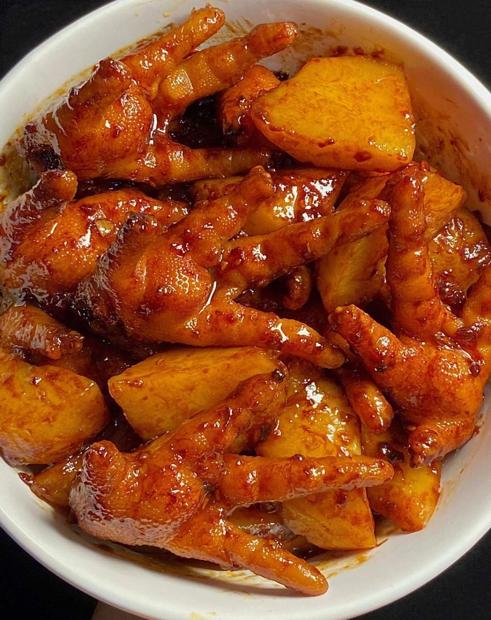 土豆鸡爪这样吃,简直逆天了!