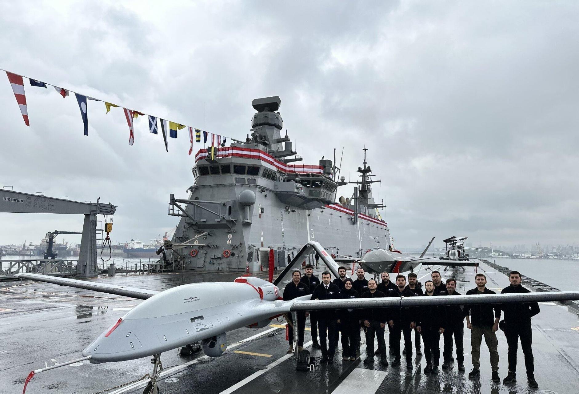 土耳其海军"阿纳多卢"号两栖攻击舰(土耳其认为是航母).