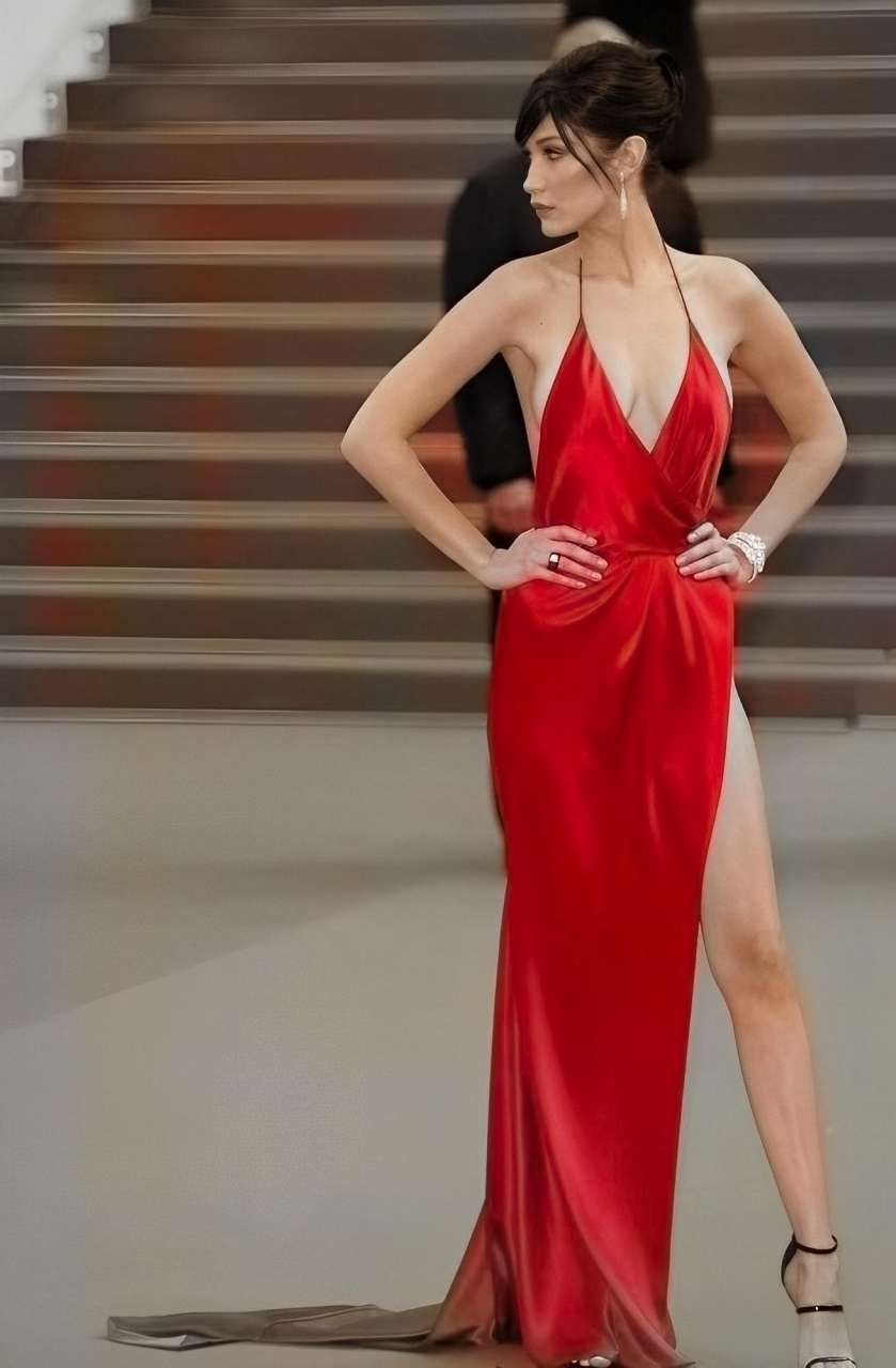 2016年美国超模贝拉哈迪德戛纳红毯美照!
