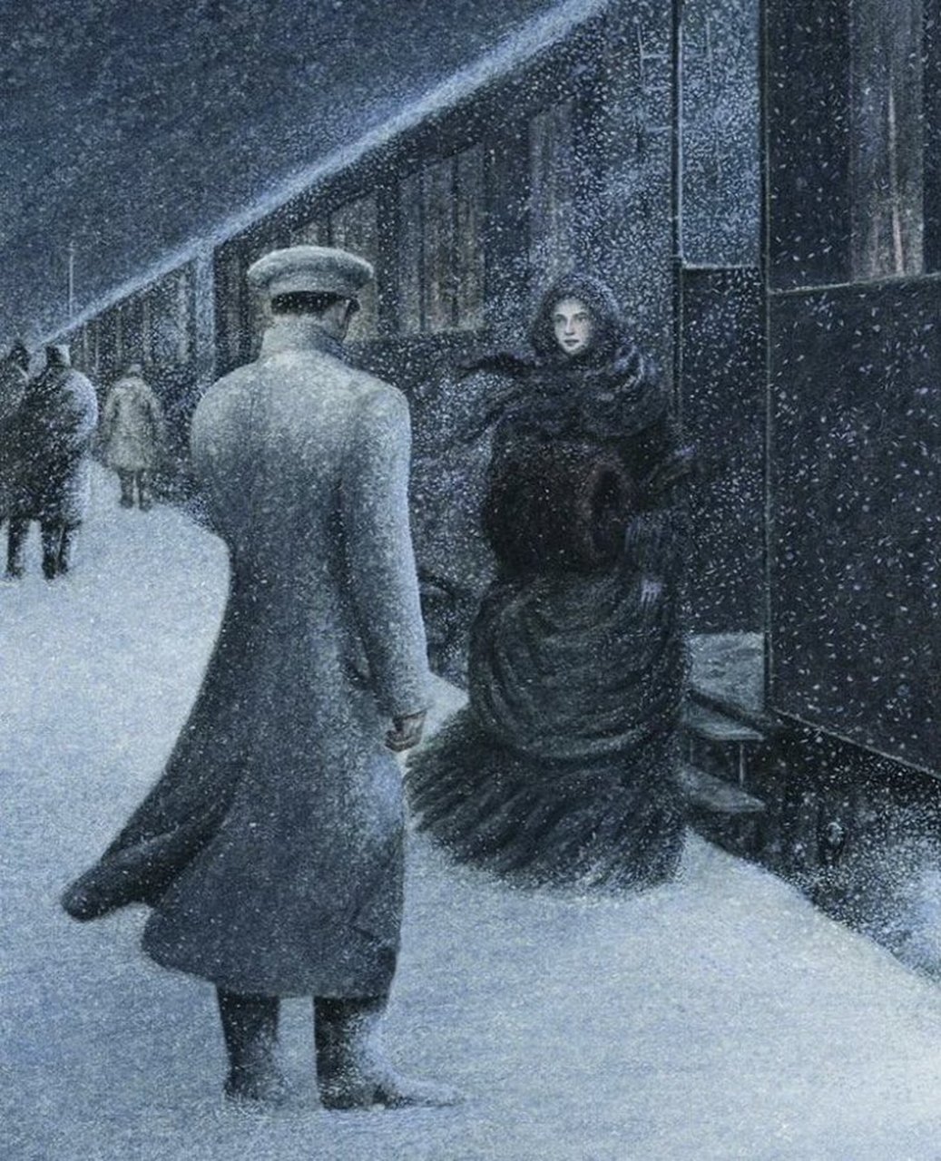 《安娜·卡列尼娜插图》作者:angela barrett(英国,1955 年生)#优质