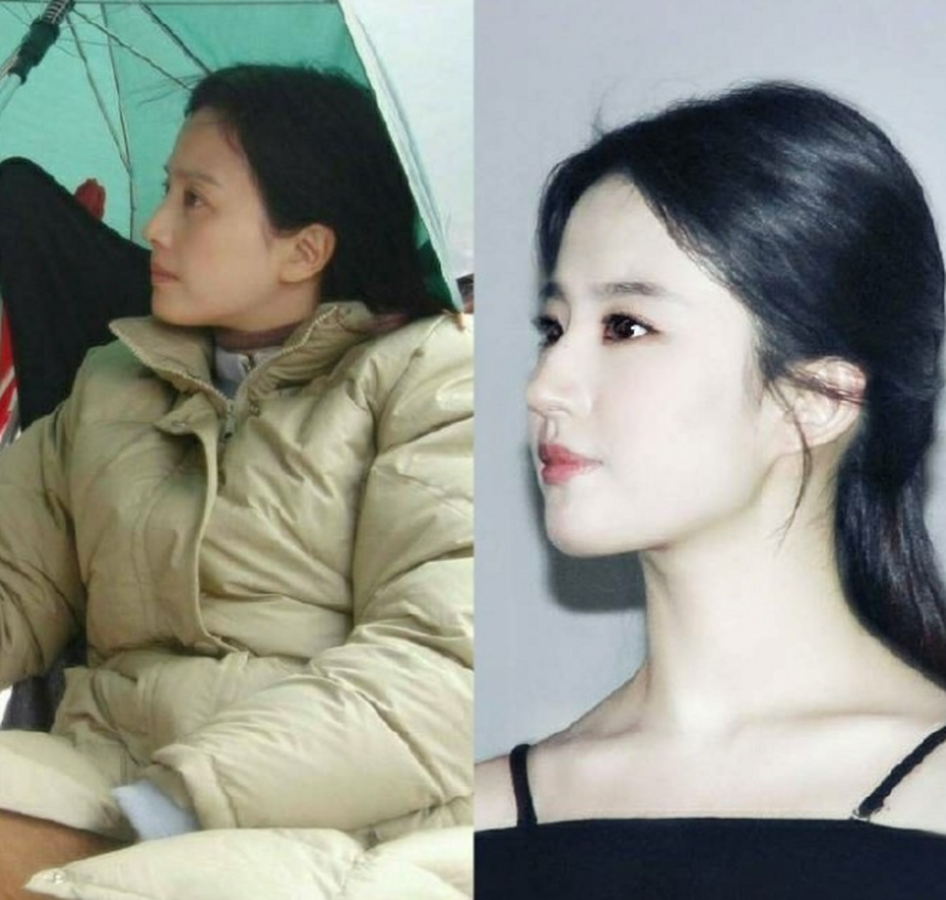 刘亦菲果然继承了父母的完美基因,太羡慕了