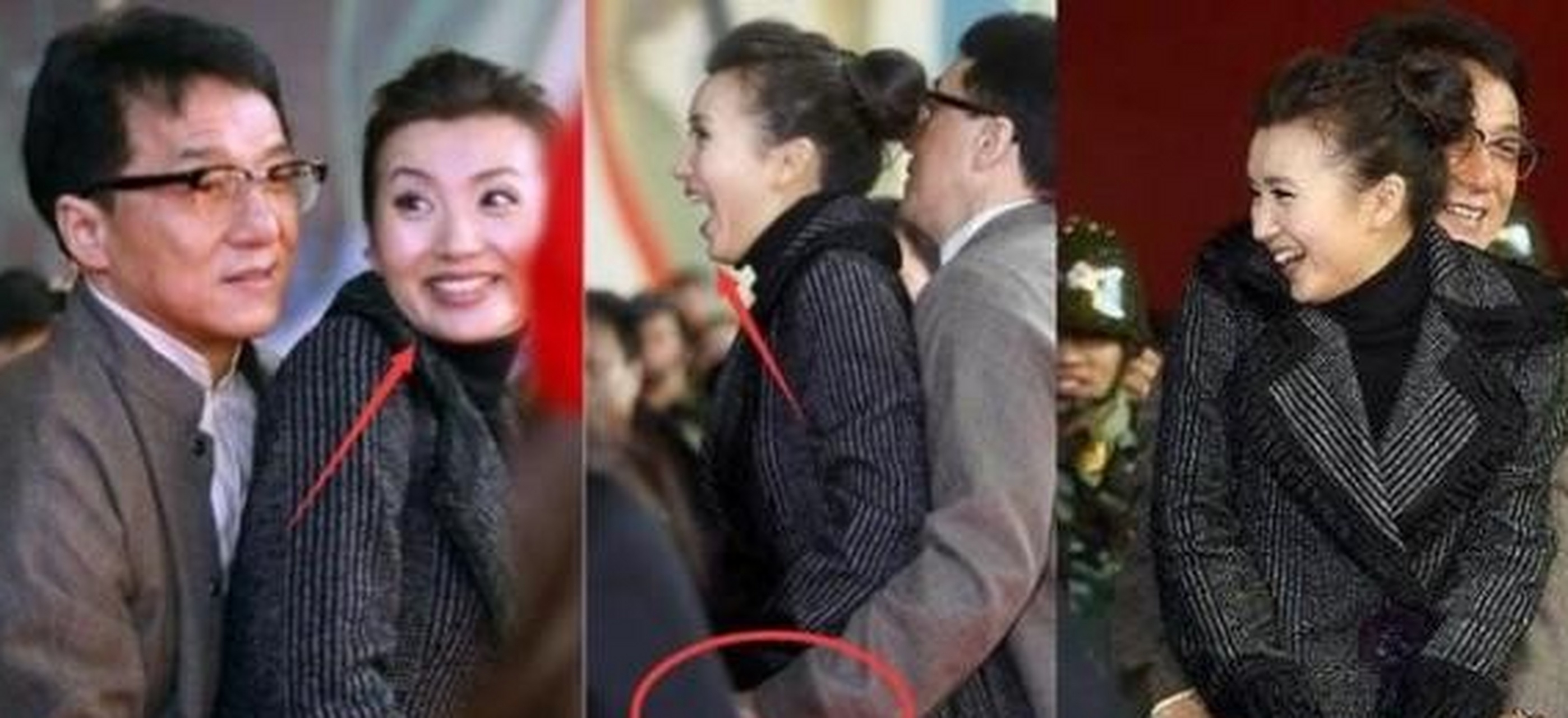 2007年,陈好和成龙一起参加活动,陈好在台上试玩滑板车,成龙突然从