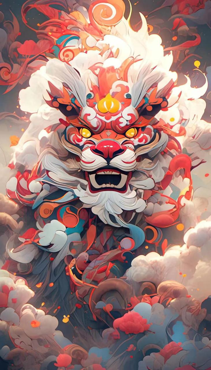 ai国潮类插画风格 #国风插画# #ai绘画