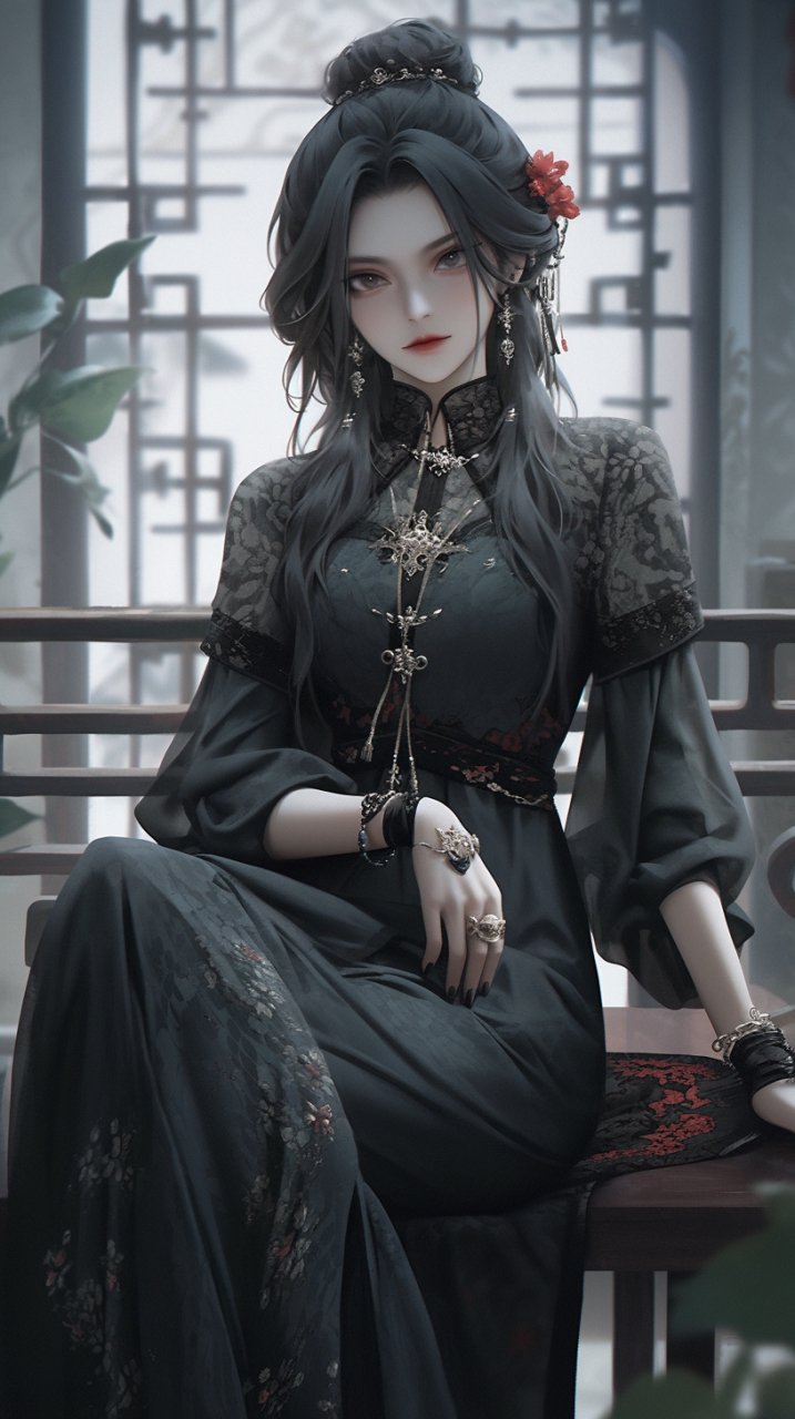 今天这一期算是失败的一期,原本尝试黑暗风格与古风的结合,结果如你们