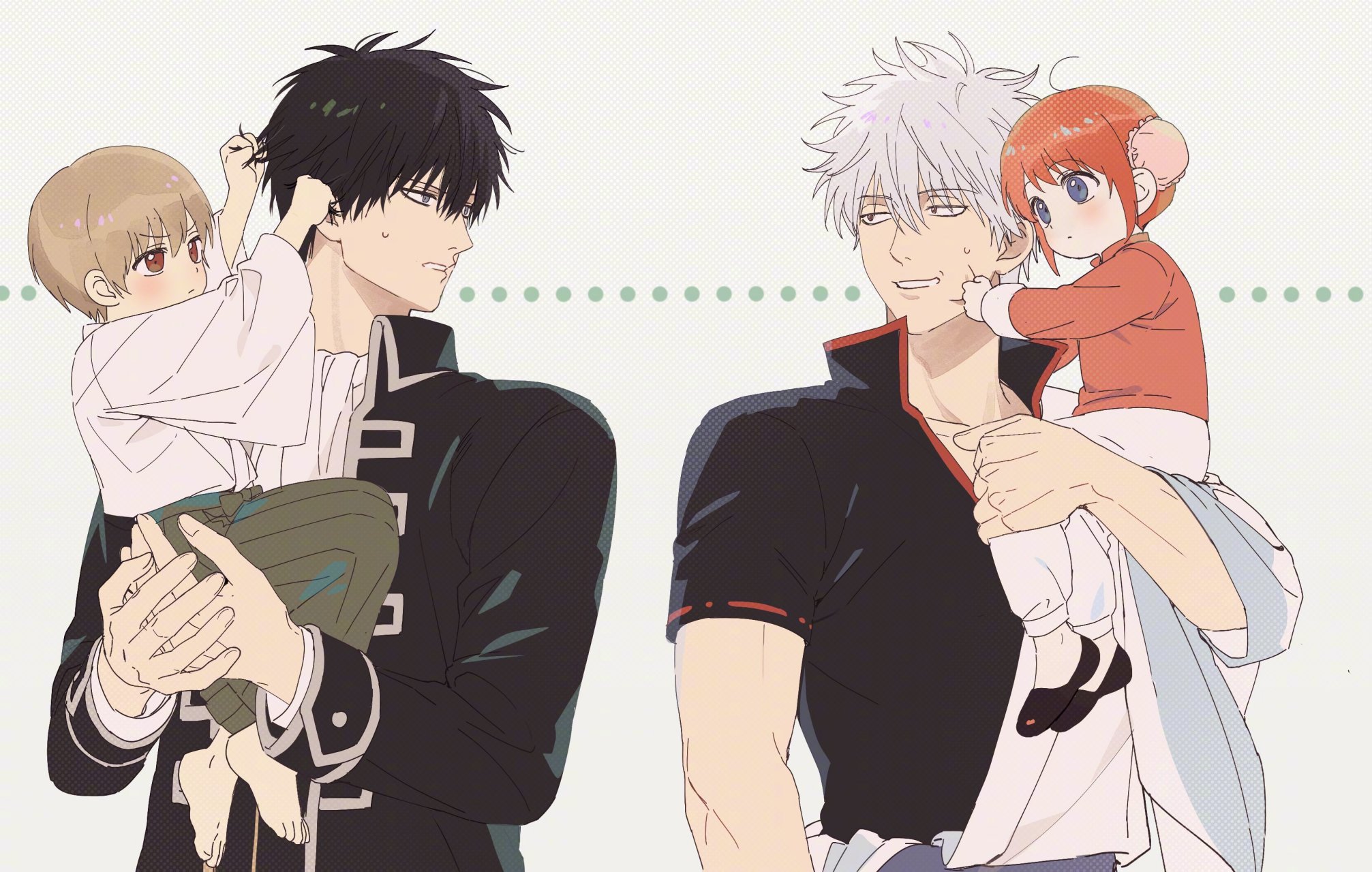 银魂# 银时和土方,这个太太的银土好好磕![awsl] twi:88blowfish88